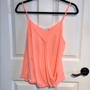 Cute neon pink/orange blouse